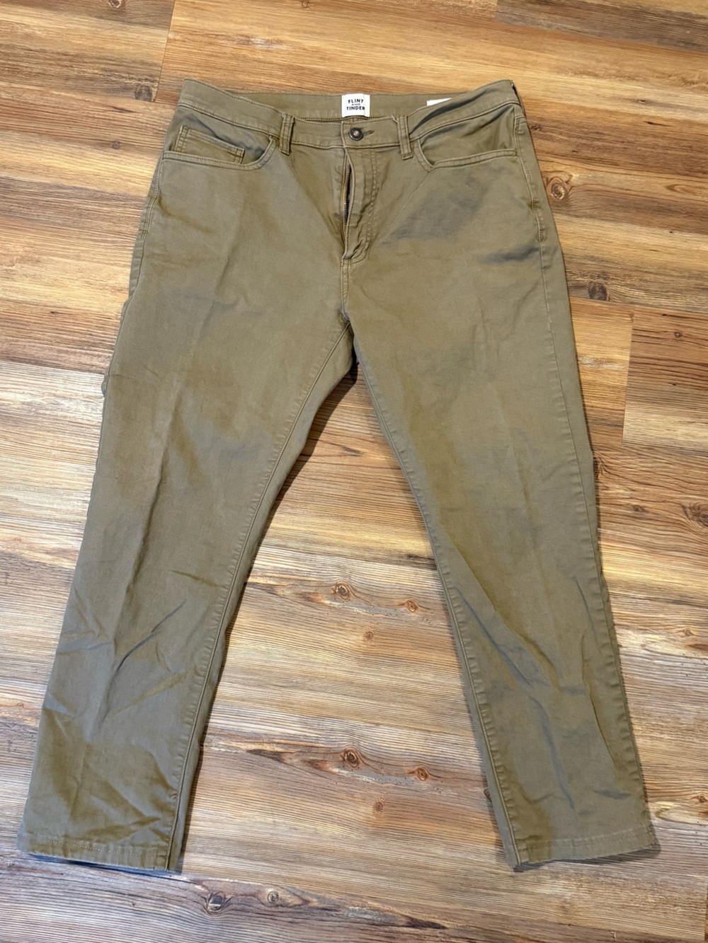 Flint and Tinder Men’s Slim Fit Khaki 5-P Pants - 34x27